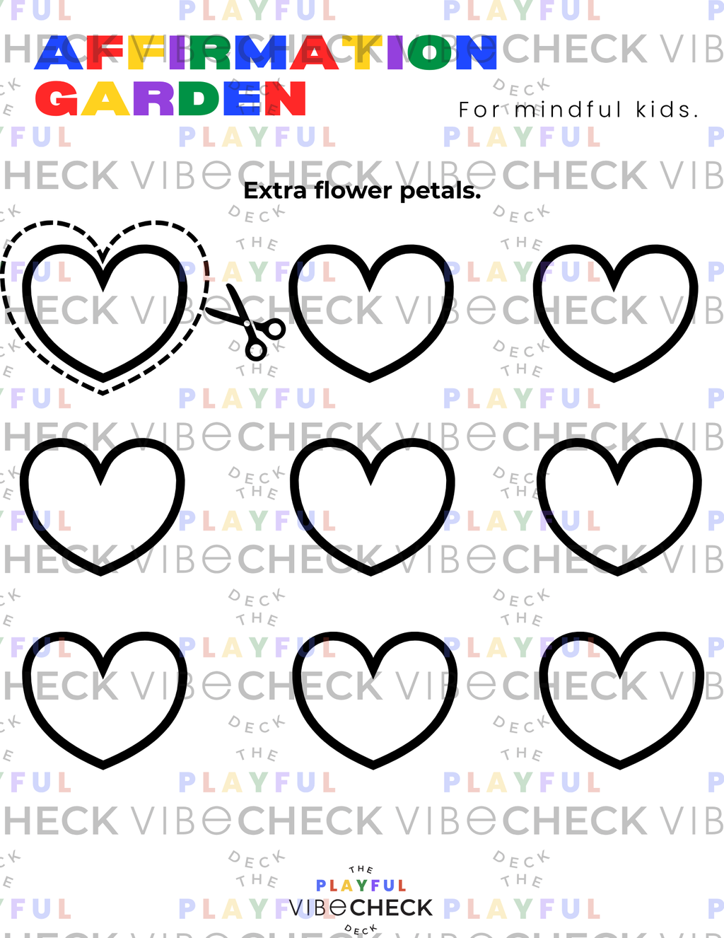 Printable PDF: Gratitude Garden