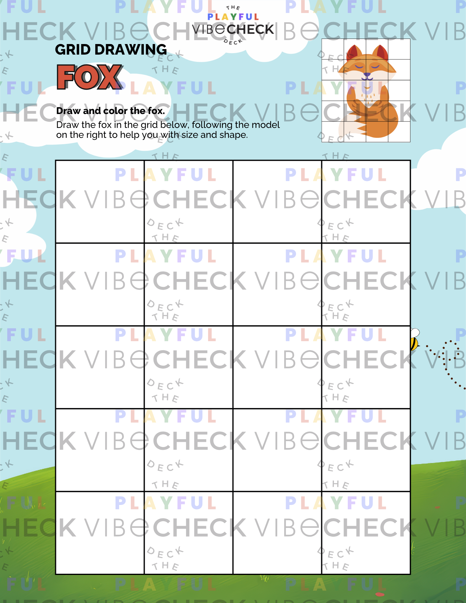 Printable PDF: Grid Drawings