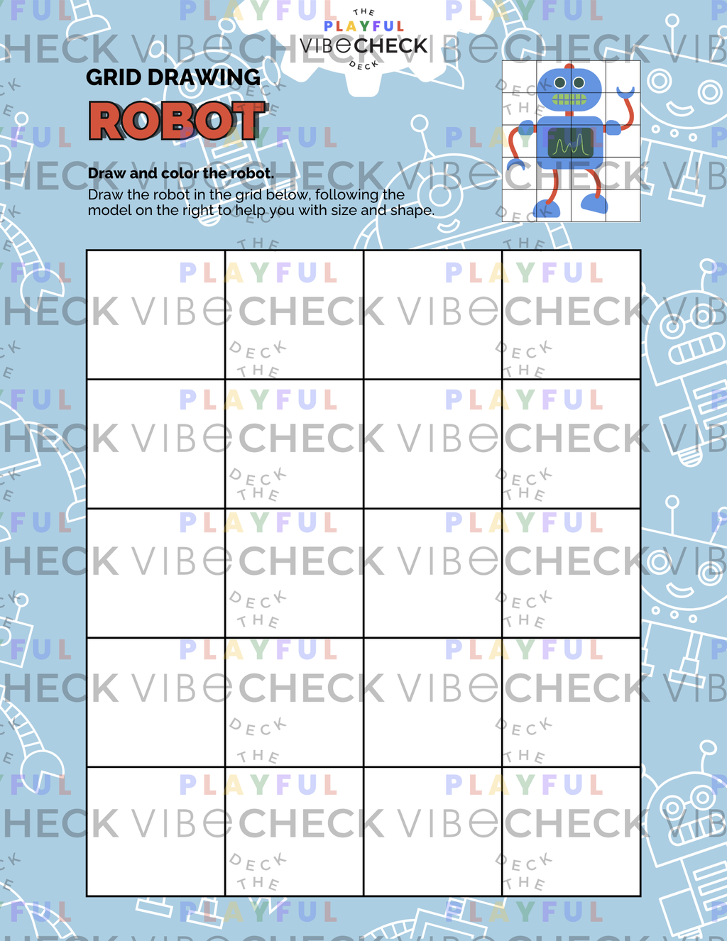 Printable PDF: Grid Drawings